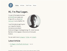 Tablet Screenshot of paul.io